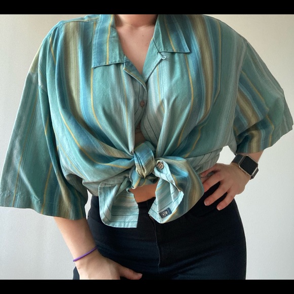 Tommy Bahama Button Up Colorful Shirt - Picture 3 of 3